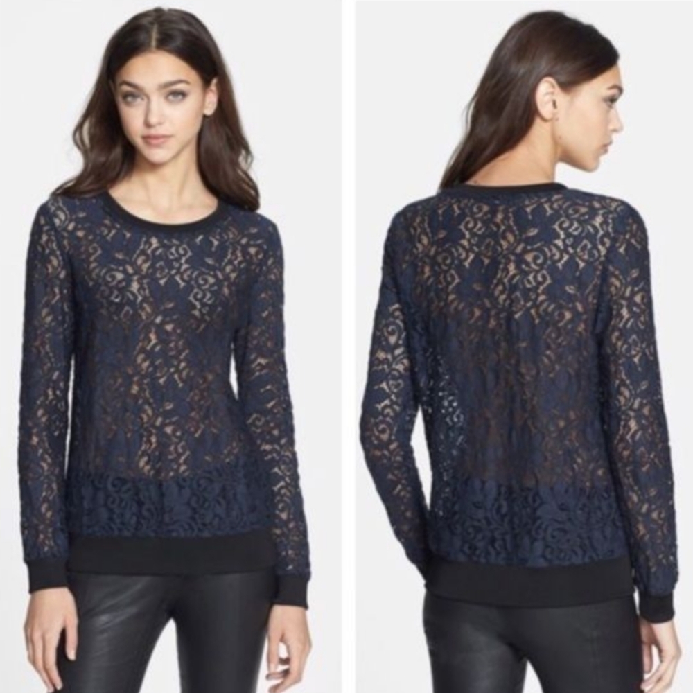 Theory | Jadin W Lace Pullover Top